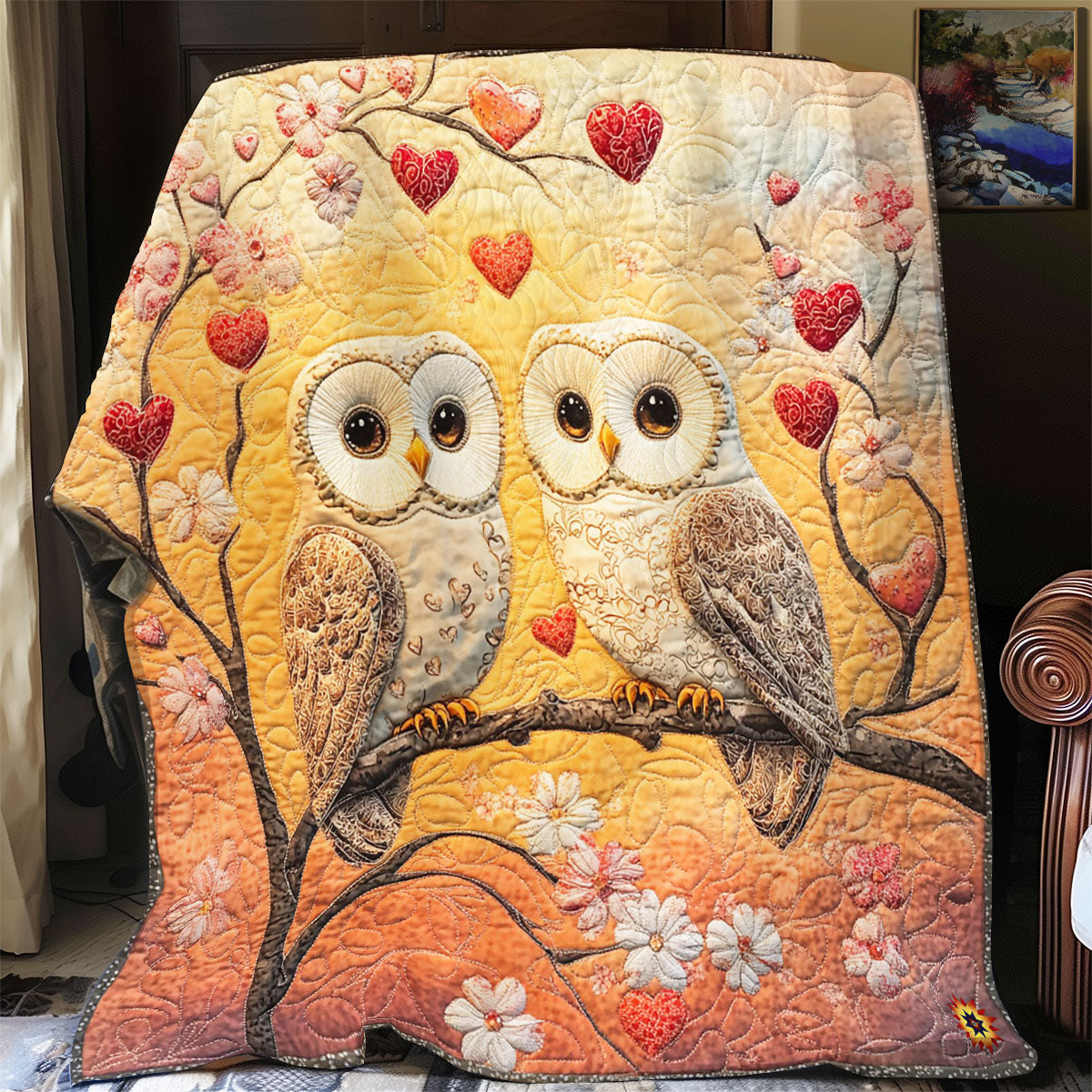 Love Owl WJ0912022CL Quilt