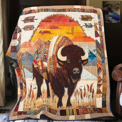 Native American Buffalo XB1303002CL Quilt