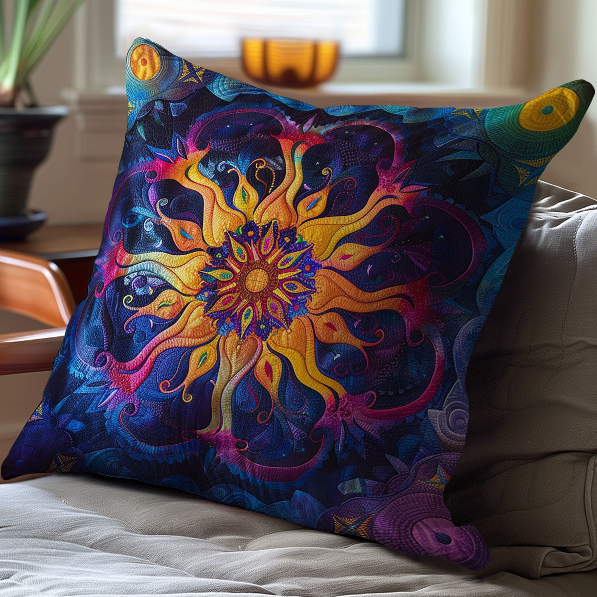 Hippie Sun WJ3010035CL Quilt Pillow Case