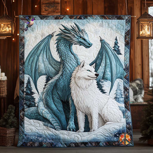 Wolf’s Guardian Dragon WN0612036CL Quilt