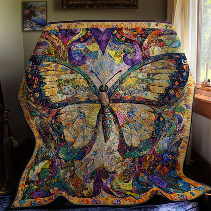 Abstract Butterfly WY1311014CL Quilt