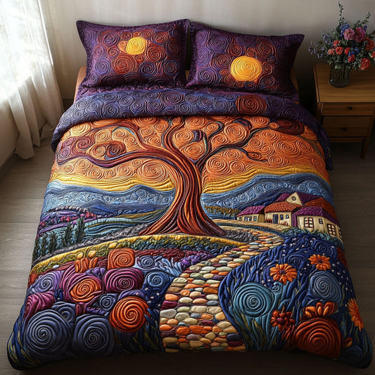 Swirling Village CP1605018CL Duvet Cover Set