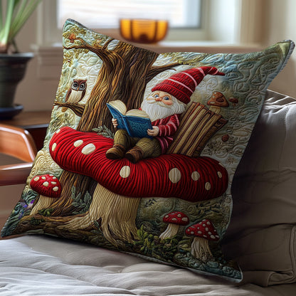 Gnome In The Forest WY0612083CL Quilt Pillow Case