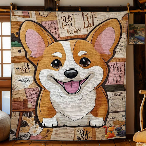 Corgi Love WN1010022CL Quilt