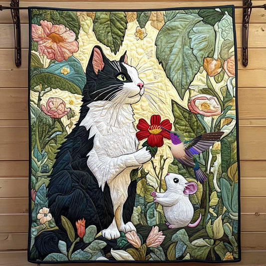 Cat Mouse Relationship WP0810009CL Quilt
