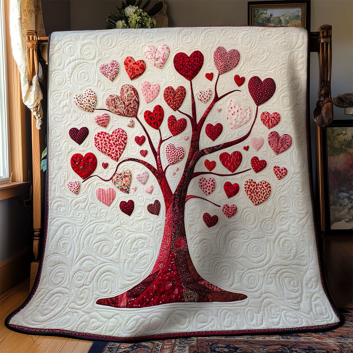 Valentine Heart Tree WY0602183CL Quilt