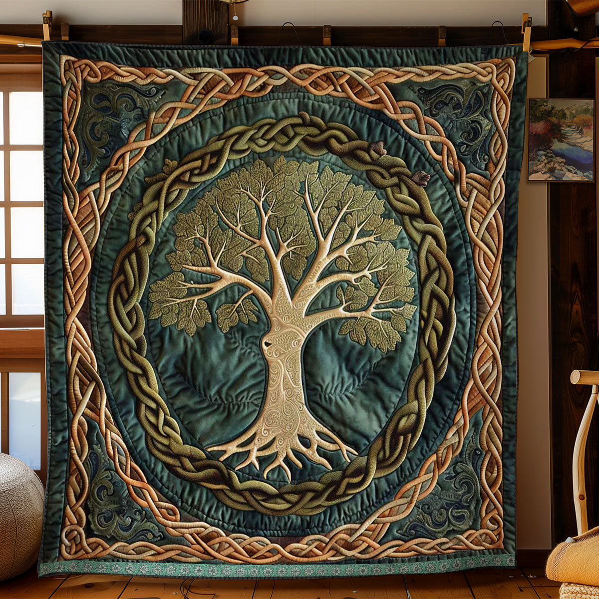 Tree Of Life Harmony WN1209050CL Quilt