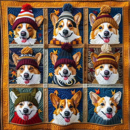 Cute Corgi WJ1209005CL Quilt