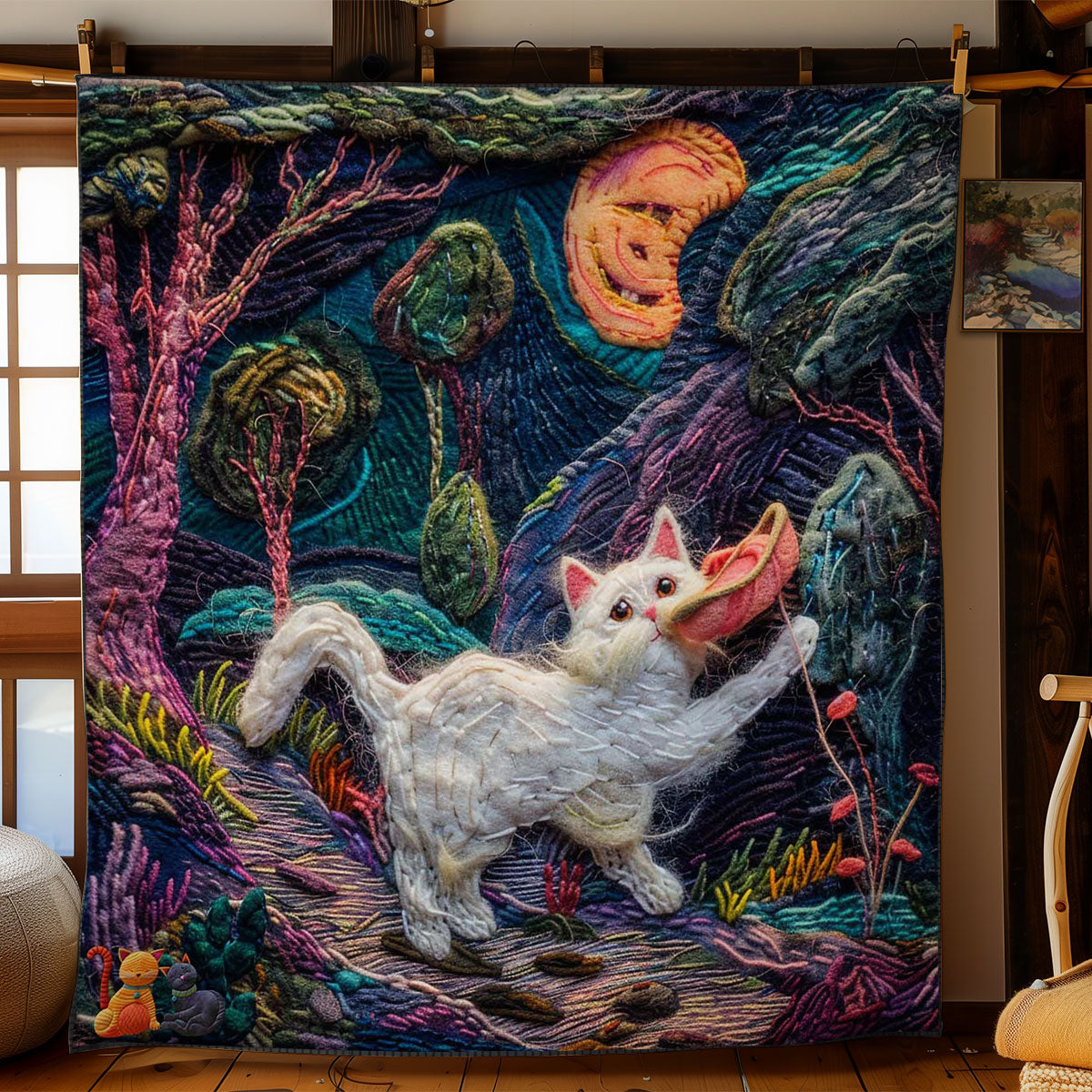 Cute Cat WN2510024CL Quilt