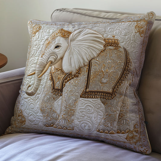 Cream Tone Elephant WY0201072CL Quilt Pillow Case
