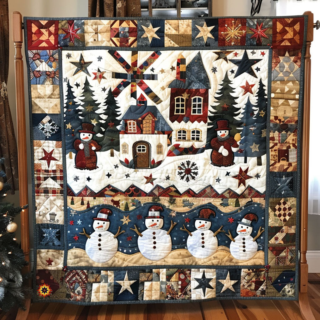 Christmas Village WJ1511014CL Quilt