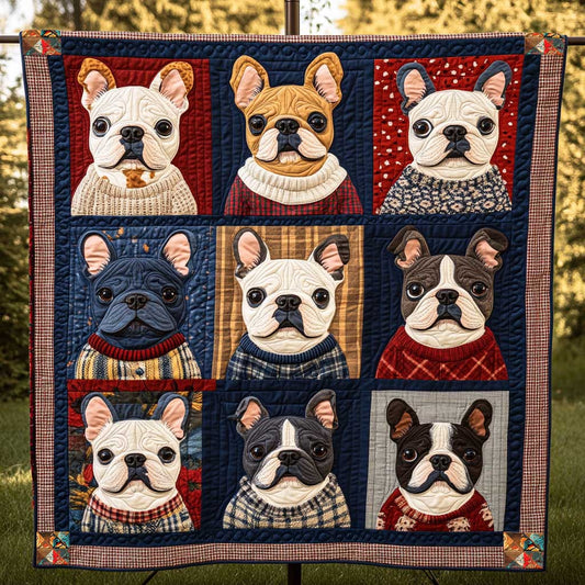 French Bulldog WJ0110008CL Quilt