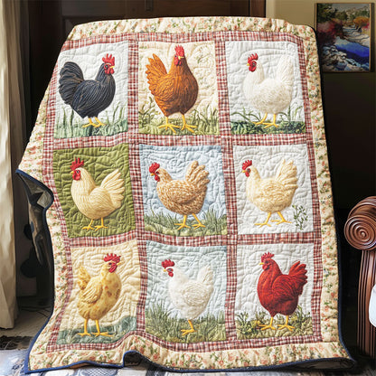 Chicken Garden CW2507025CL Quilt