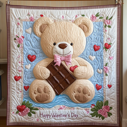 Cozy Teddy Blossom WG1001049CL Quilt