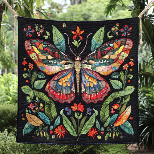 Butterfly Flower WT2101002CL Quilt