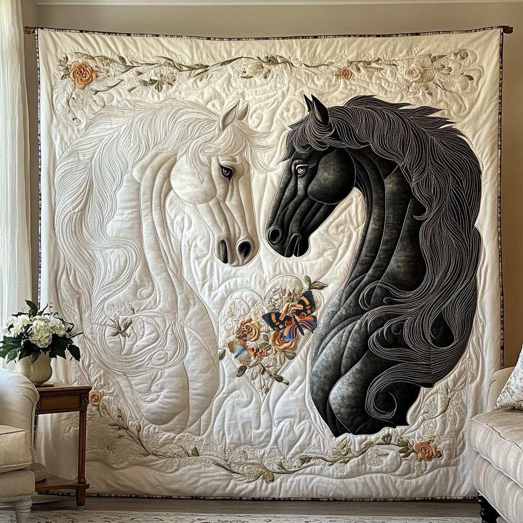 Harmony of Horses WG2112008CL Quilt