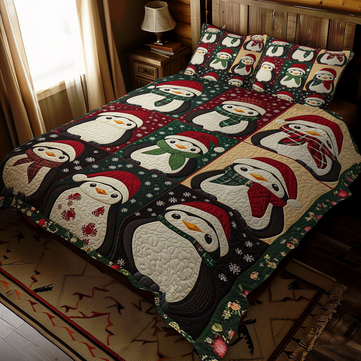 Christmas Penguin WJ2809027CL Duvet Cover Set