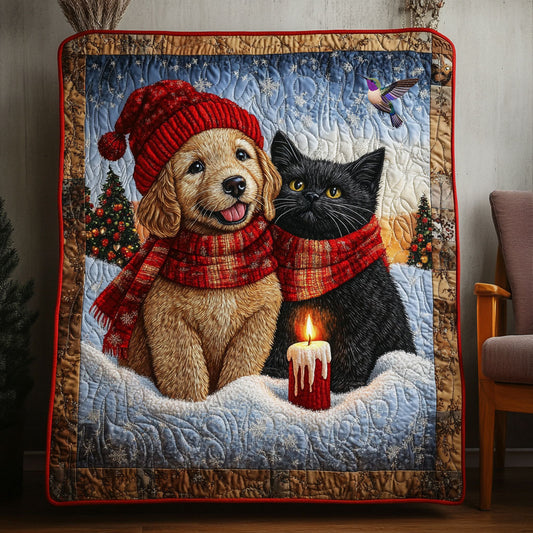 Happy Dog Cat WX0511016CL Quilt