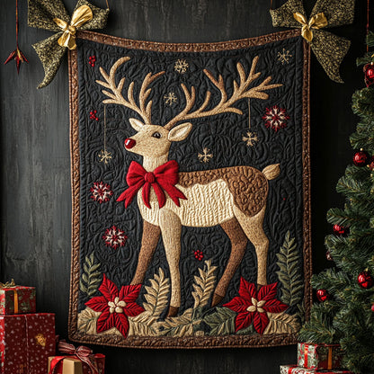 Reindeer Christmas WT3009012CL Quilt