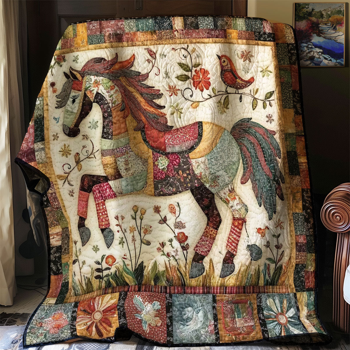 Pastoral Gallop WJ0301008CL Quilt