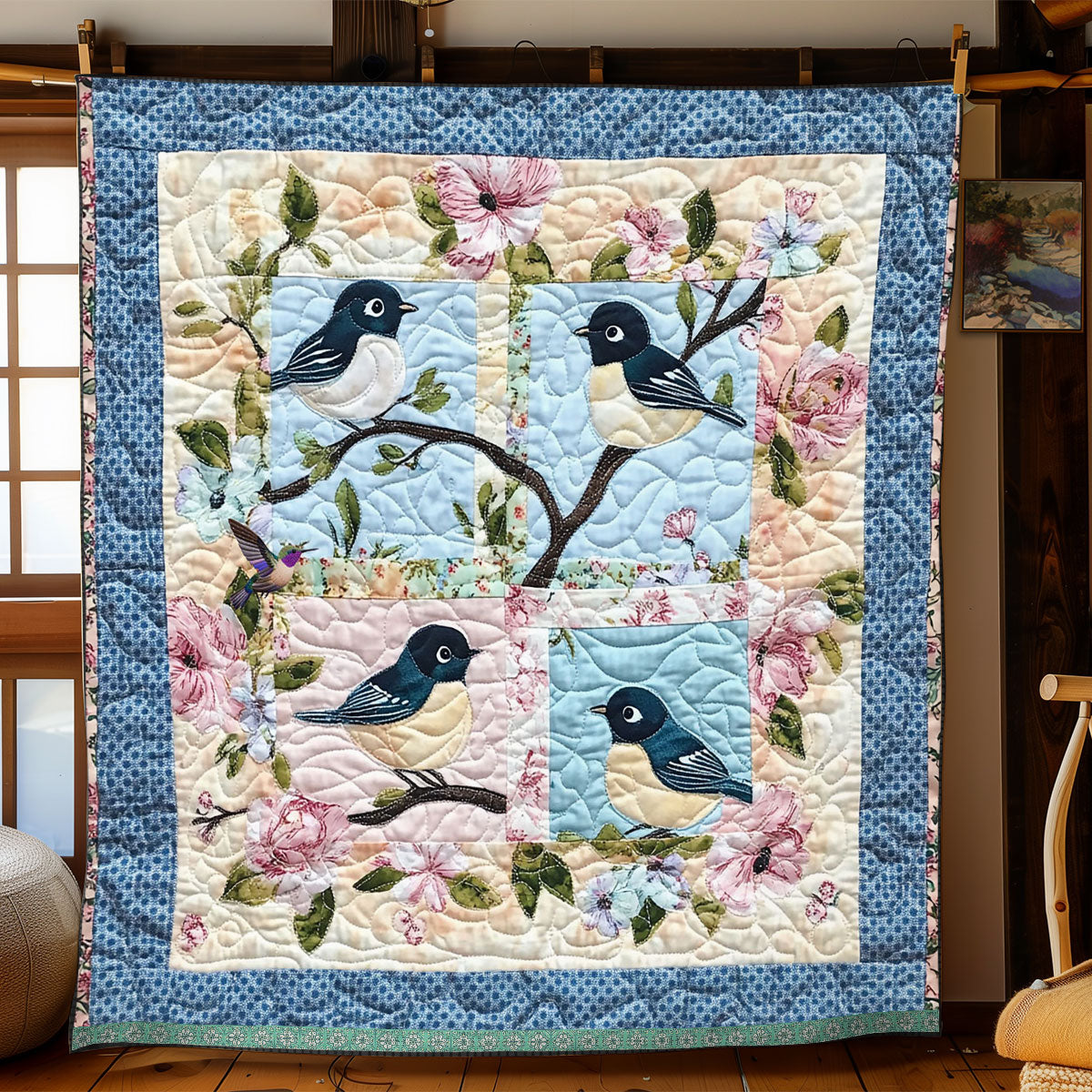 Chickadee WJ0712003CL Quilt