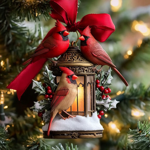 Hope Lantern Cardinal WN2110064CL Christmas Ornament