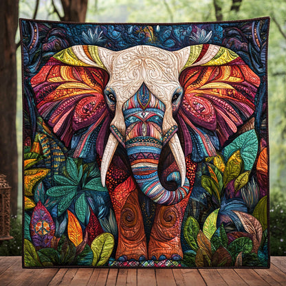 Patchwork Elephant WJ1411028CL Quilt