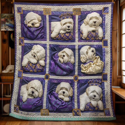 Bichon Frise Plush WN1209012CL Quilt