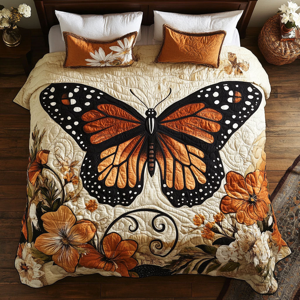Majestic Monarch Butterfly WT1701007CL Duvet Cover Set