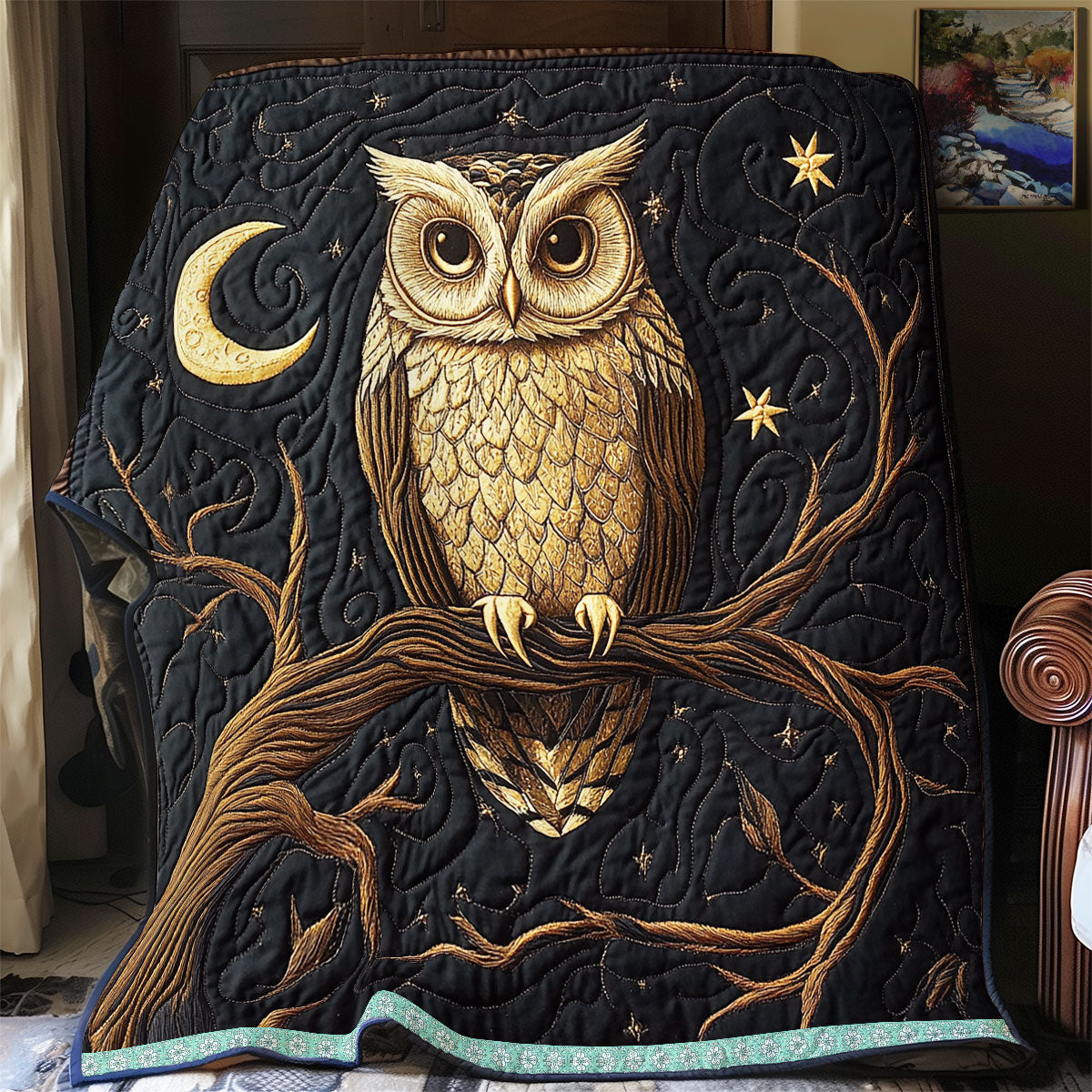 Majestic Owl Perch WX2512031CL Quilt