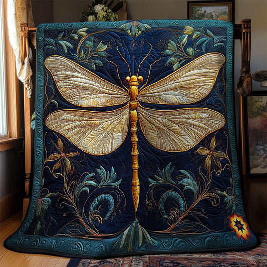 Portrait Dragonfly WY0312017CL Quilt