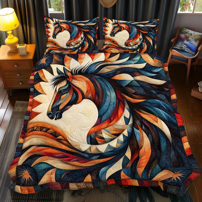 Horse Native American WJ2712036CL Duvet Cover Set