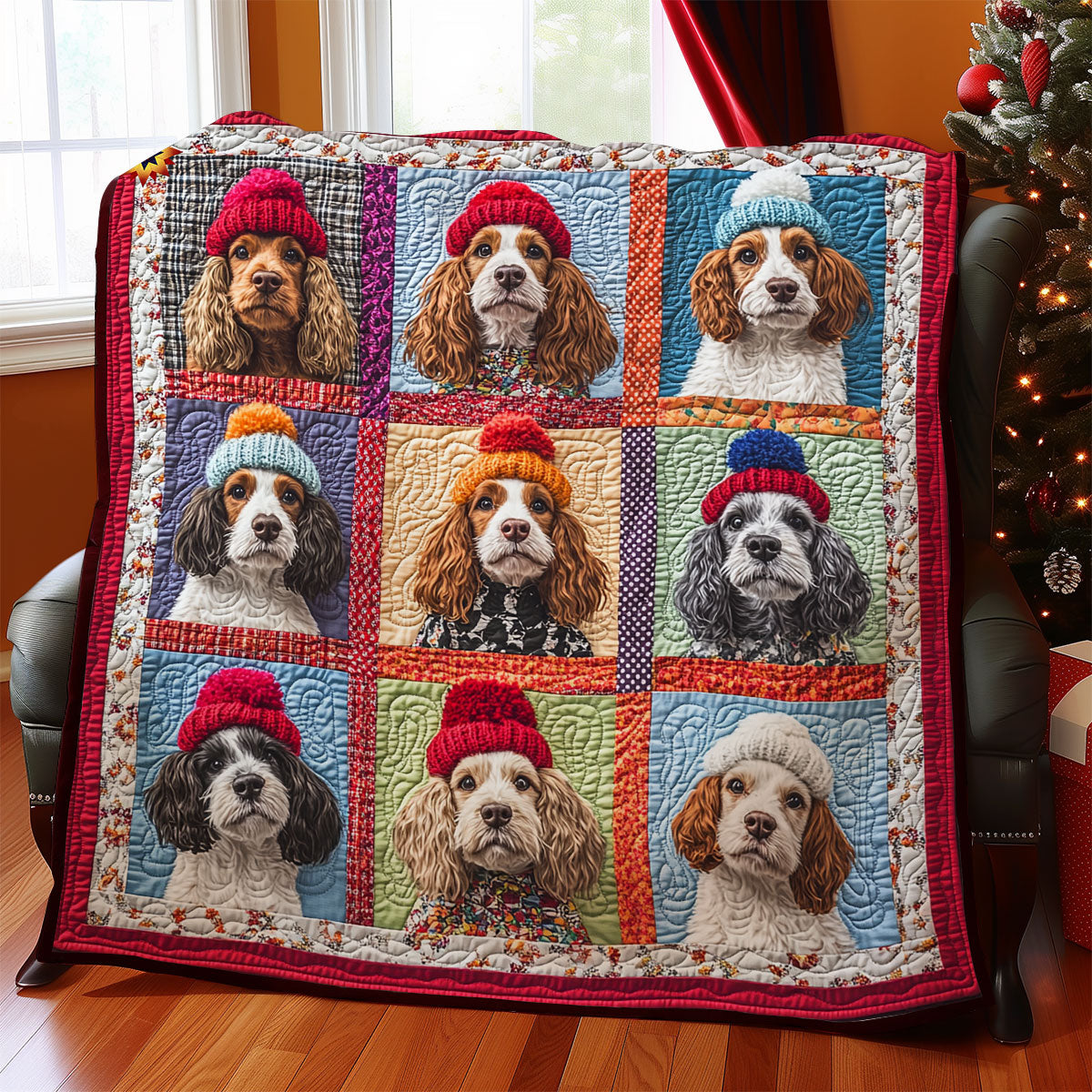 Cocker Spaniel WY2111014CL Quilt
