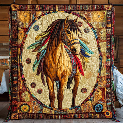 Native American Horse WY1811013CL Quilt