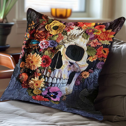 Floral Skull Dream WN2110147CL Quilt Pillow Case