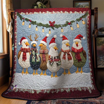 Festive Chickens WN1411053CL Quilt