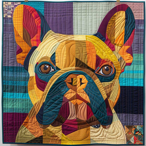 Colorful French Bulldog WN1510002CL Quilt