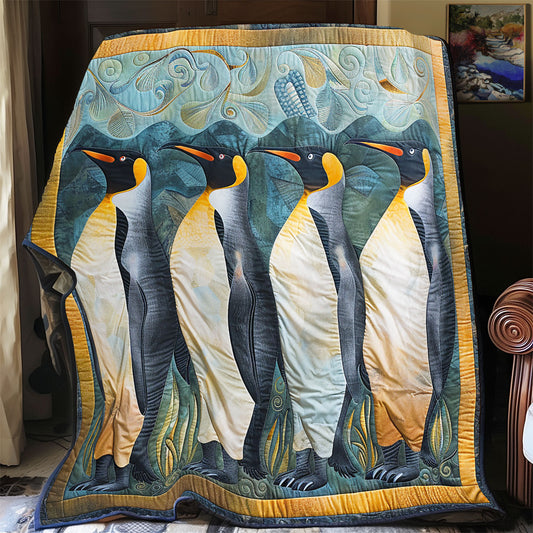 Penguin Family WY0301057CL Quilt
