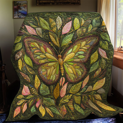 Leaves Butterfly WY1411050CL Quilt