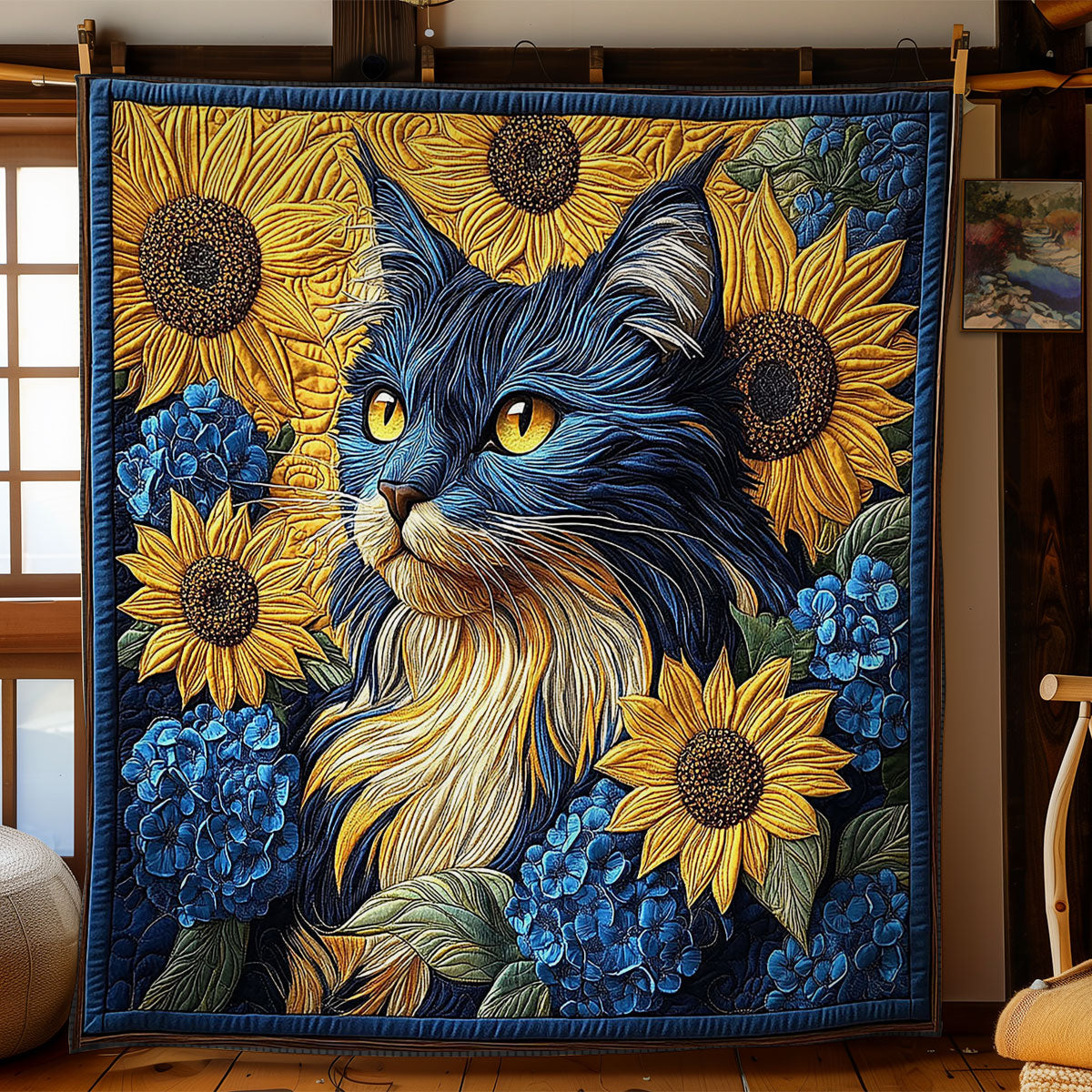 Cat Bloom CW2504031CL Quilt