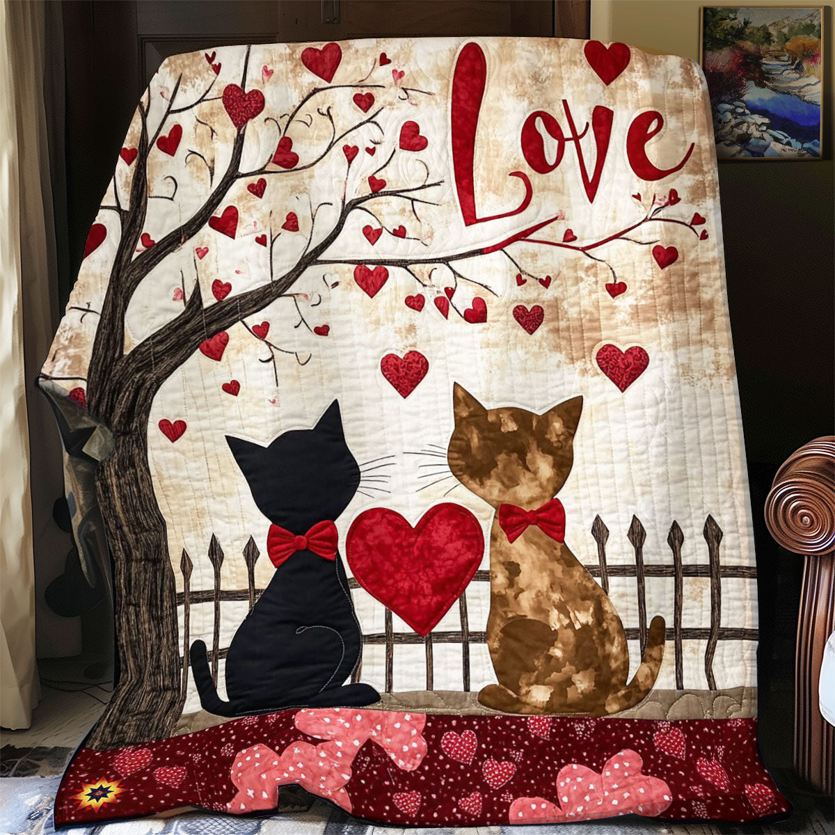 Love Cat WJ1012023CL Quilt