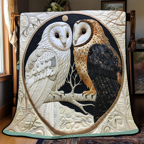 Contrast Owl Couple WP0609010CL Quilt