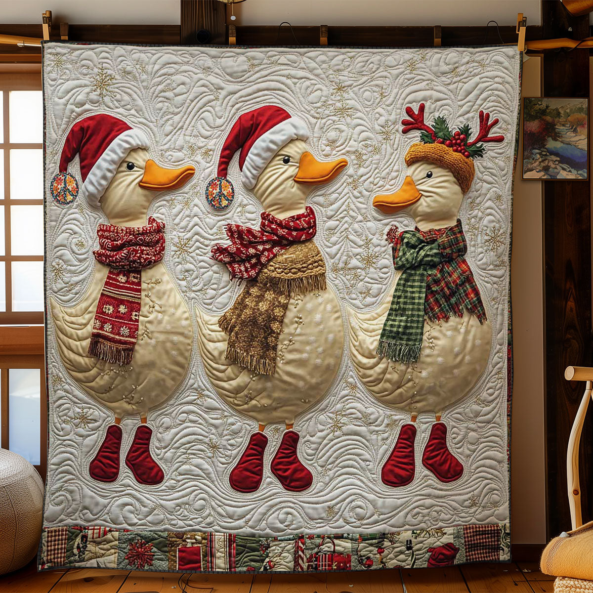 Jolly Ducks Parade WN1312018CL Quilt