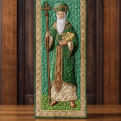 Saint Patrick WY2802023CL Quilted Table Runner