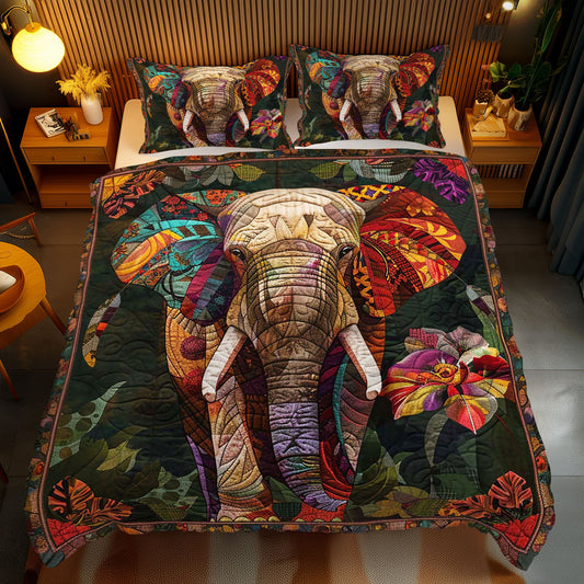 Native American Elephant WJ2309035CL Duvet Cover Set