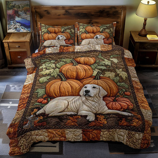 Labrador Retriever Pumpkin WN0310113CL Duvet Cover Set