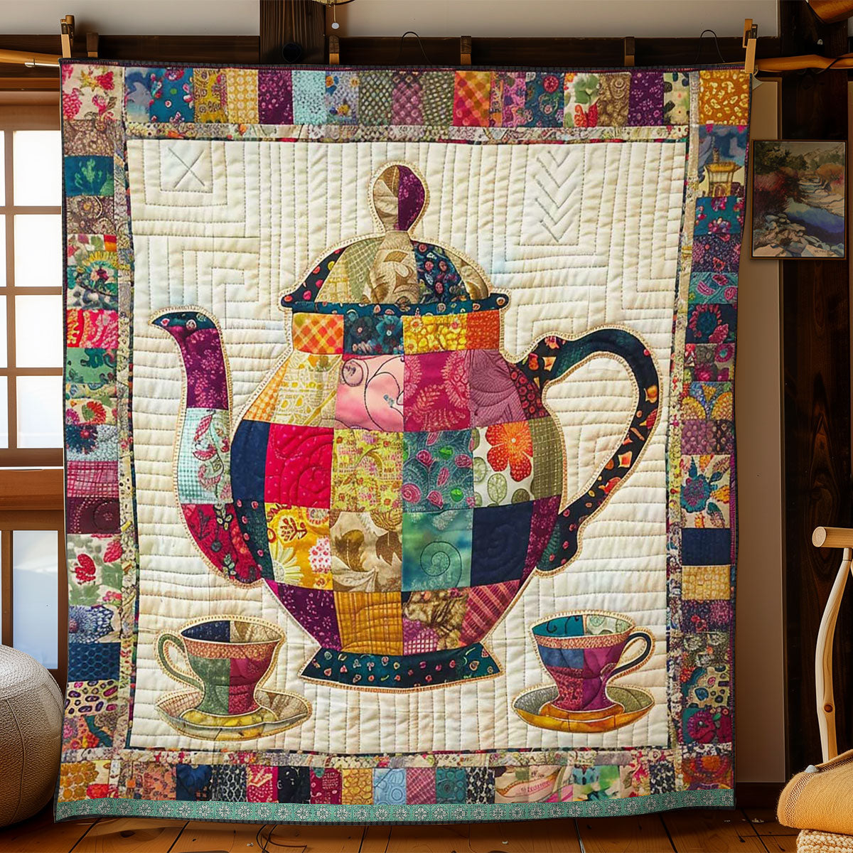 Patchwork Teaset WJ1109010CL Quilt