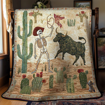 Skeleton And Bull WN0411033CL Quilt