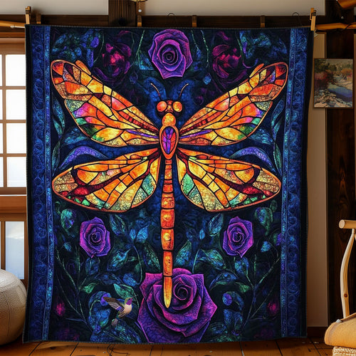 Golden Dragonfly WN1411015CL Quilt