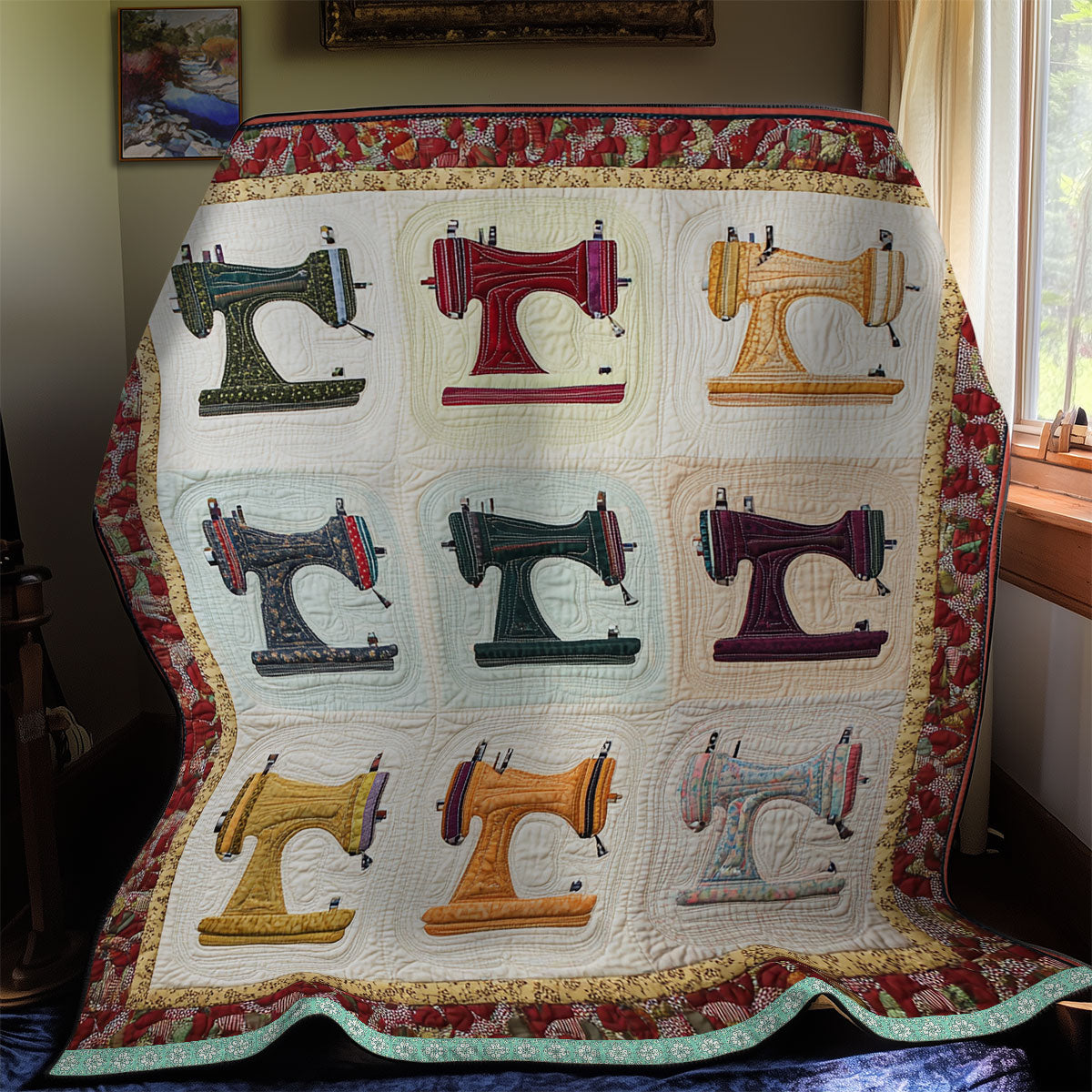 Sewing Machine Patchwork WX2011041CL Quilt